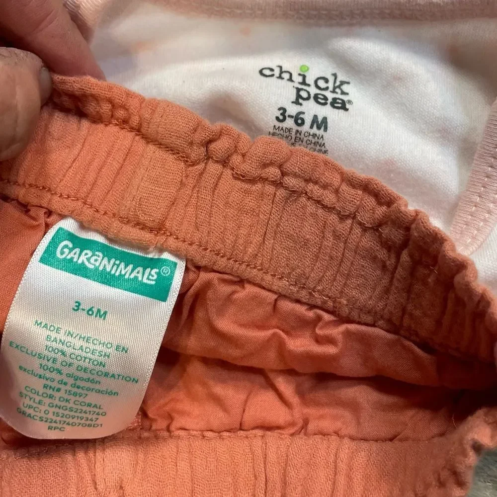 5 for $25🔥2-Piece Matching Set‎ for Babies Size 3-6 months